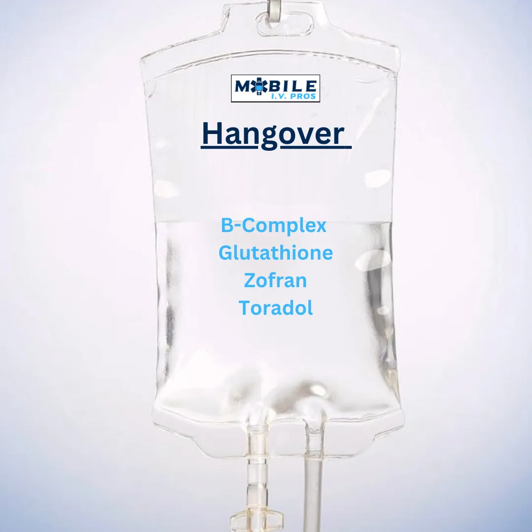 Hangover IV Drip Bag